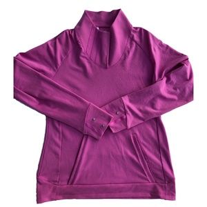 Adidas Golf ClimaLite Long Sleeve Pullover S Pink